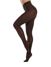 Load image into Gallery viewer, Women's 80 Den Soft Opaque Tights, Women's Tights (XX-3XL, Coffee)