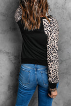 Load image into Gallery viewer, HELLO FALL Leopard Sweatshirt