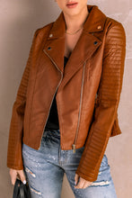 Load image into Gallery viewer, Ebony Leather Jacket