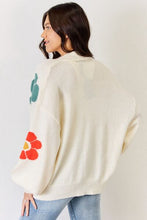 Load image into Gallery viewer, Glowing Flower Cardigan