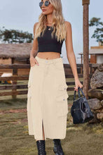 Load image into Gallery viewer, Forever Beautiful Midi Denim Skirt