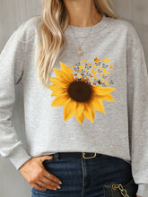 Load image into Gallery viewer, Sunflower Dropped Shoulder Sweatshirt