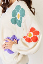 Load image into Gallery viewer, Glowing Flower Cardigan
