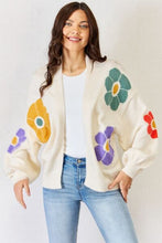 Load image into Gallery viewer, Glowing Flower Cardigan