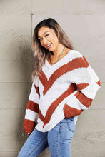 Load image into Gallery viewer, Chevron Tunic Sweater