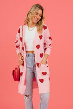 Load image into Gallery viewer, Heart Cardigan with Pockets