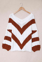 Load image into Gallery viewer, Chevron Tunic Sweater