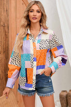 Load image into Gallery viewer, Double Take Patchwork Shirt