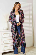 Load image into Gallery viewer, Double Take Fringe Hem Cardigan