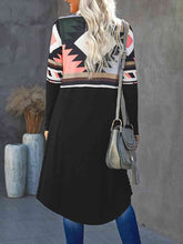 Load image into Gallery viewer, Printed Open Front Cardigan with Pockets