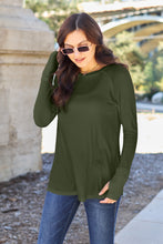 Load image into Gallery viewer, Round Neck Long Sleeve T-Shirt
