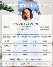 Load image into Gallery viewer, BTFBM Women Casual Summer Dresses 2023 Spring Crew Neck Ruffle Short Sleeve Floral Leopard Smocked Boho Flowy Maxi Dress(Solid Light Blue, X-Large)