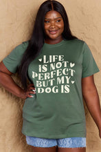 Load image into Gallery viewer, Dog Slogan Graphic Cotton T-Shirt