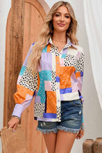 Load image into Gallery viewer, Double Take Patchwork Shirt