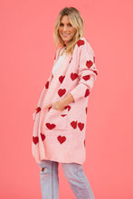 Load image into Gallery viewer, Heart Cardigan with Pockets