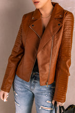 Load image into Gallery viewer, Ebony Leather Jacket