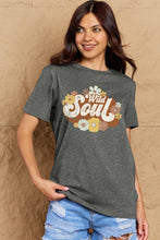 Load image into Gallery viewer, WILD SOUL Graphic Cotton T-Shirt