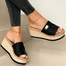 Load image into Gallery viewer, PU Leather Open Toe Sandals