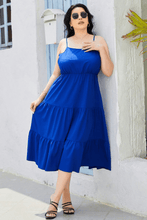 Load image into Gallery viewer, Patsy Spaghetti Strap Tiered Dress