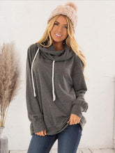 Load image into Gallery viewer, Drawstring Long Sleeve Hoodie