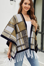 Load image into Gallery viewer, Cloak Sleeve Fringe Detail Poncho