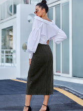 Load image into Gallery viewer, Karly Button Down Denim Skirt