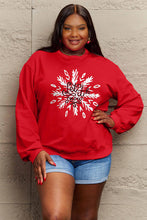 Load image into Gallery viewer, Simply Love Full Size LET IT SNOW Long Sleeve Sweatshirt