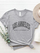 Load image into Gallery viewer, LOS ANGELES CALIFORNIA Round Neck T-Shirt