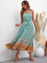 Load image into Gallery viewer, Bohemian Scoop Neck Dress