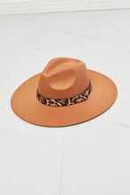 Load image into Gallery viewer, In The Wild Leopard Detail Fedora Hat