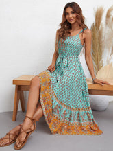 Load image into Gallery viewer, Bohemian Scoop Neck Dress