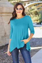 Load image into Gallery viewer, Basic Bae Round Neck Pocketed T-Shirt