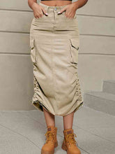 Load image into Gallery viewer, Modern Denim Skirt with Pockets