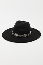 Load image into Gallery viewer, Fame Flat Brim Fedora Hat