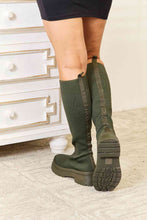 Load image into Gallery viewer, DIVA Knee High Platform Sock Boots