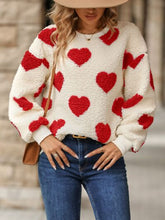 Load image into Gallery viewer, Sweet Heart Dropped Shoulder Sweatshirt