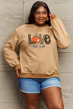 Load image into Gallery viewer, I LOVE FALL Y'ALL Graphic Sweatshirt