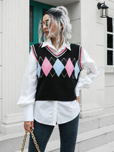 Load image into Gallery viewer, No More Fear V-Neck Sweater Vest