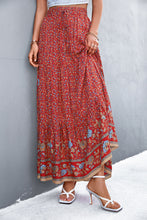 Load image into Gallery viewer, Floral Tied Maxi Skirt