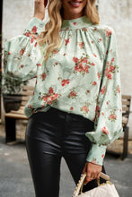 Load image into Gallery viewer, Golden Lantern Sleeve Blouse