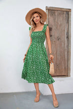 Load image into Gallery viewer, Evergreen Ruffled Midi Dress