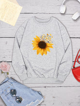 Load image into Gallery viewer, Sunflower Dropped Shoulder Sweatshirt