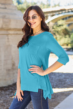 Load image into Gallery viewer, Basic Bae Round Neck Pocketed T-Shirt