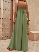 Load image into Gallery viewer, Tie-Shoulder Smocked Maxi Dress