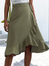 Load image into Gallery viewer, Tied Ruffled Skirt
