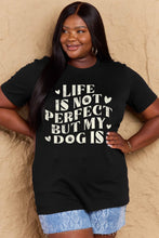 Load image into Gallery viewer, Dog Slogan Graphic Cotton T-Shirt