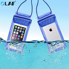 Load image into Gallery viewer, OLAF Universal Waterproof Case For iPhone X XS MAX 8 7 Cover Pouch Bag Cases Coque Water proof Phone Case For Samsung S10 Xiaomi