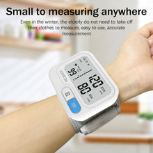 Load image into Gallery viewer, Yongrow Automatic Digital Wrist Blood Pressure Monitor sphygmomanometer Tonometer Tensiometer Heart Rate Pulse Meter BP Monitor
