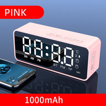 Load image into Gallery viewer, Wireless Bluetooth Speaker Small Mini Alarm Clock Portable Cannon Mini Voice Broadcast the Card Instert Vehicular Audio System