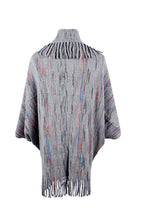 Load image into Gallery viewer, Fringe Detail Printed Poncho
